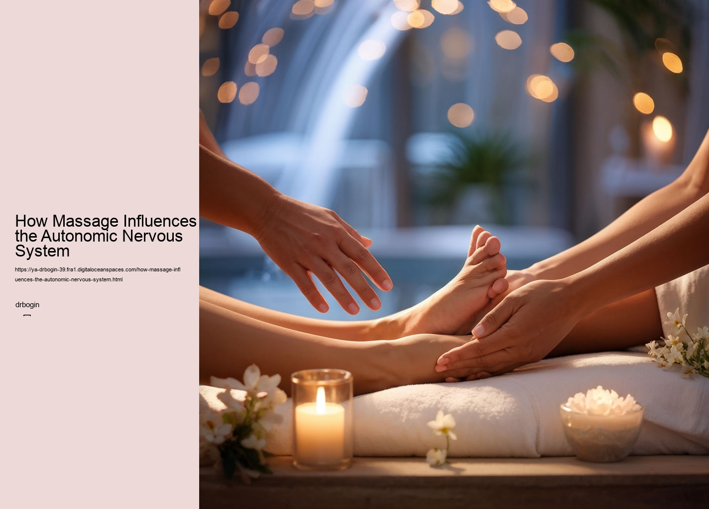 How Massage Influences the Autonomic Nervous System